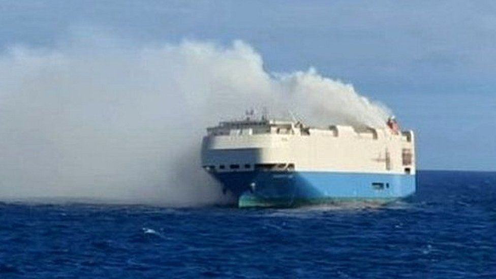 Burning car carrier Felicity Ace could be $500m cargo loss, says Skytek